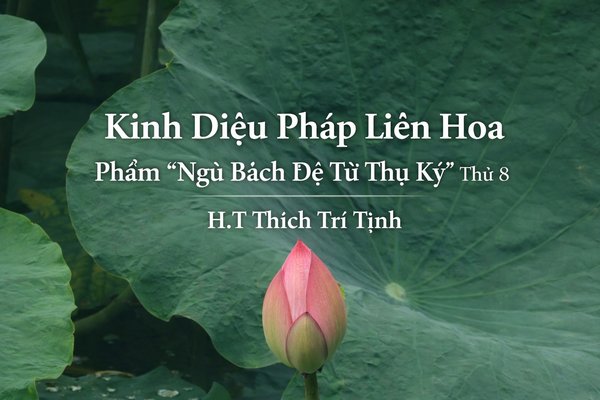 KINH DIỆU PHÁP LIÊN HOA - PHẨM “NGŨ BÁ ĐỆ TỬ THỌ KÝ” THỨ TÁM